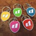 dooka enamel key ring