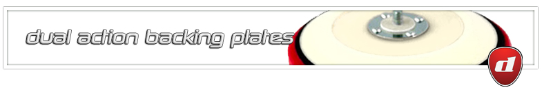 dual-action-machine backing plates - dooka detailing - northampton